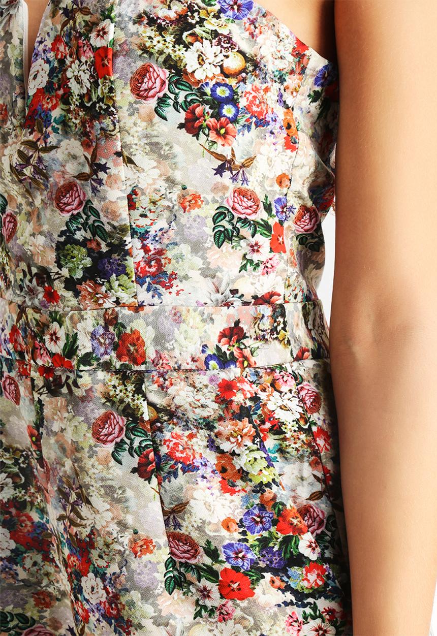 Glamorous - Summer Rose Playsuit