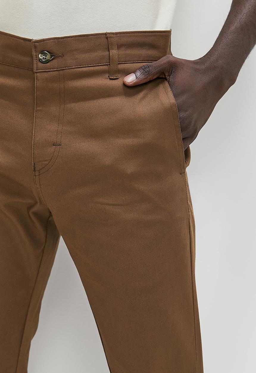 Superbalist - Caleb slim chino - brown