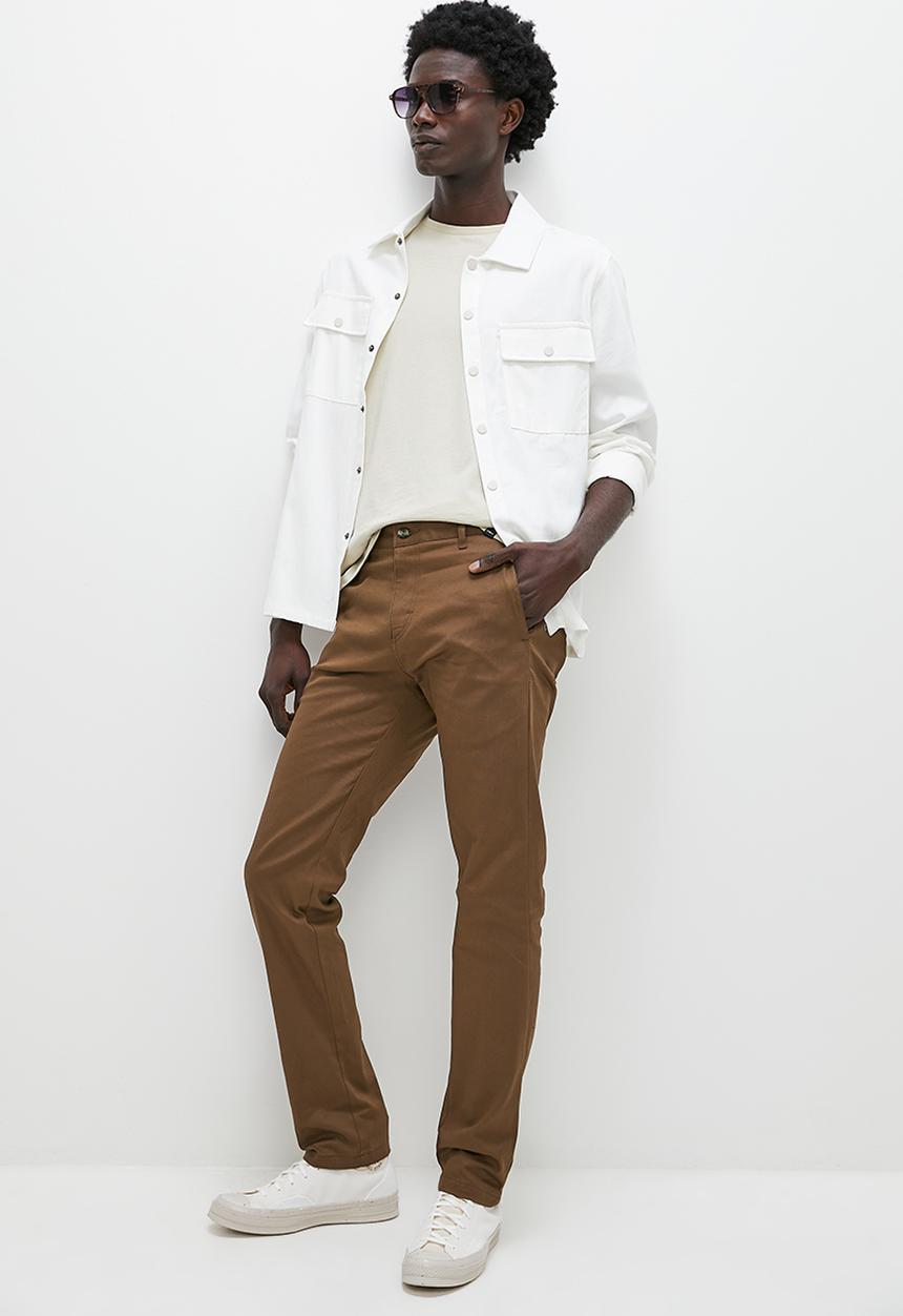 Superbalist - Caleb slim chino - brown