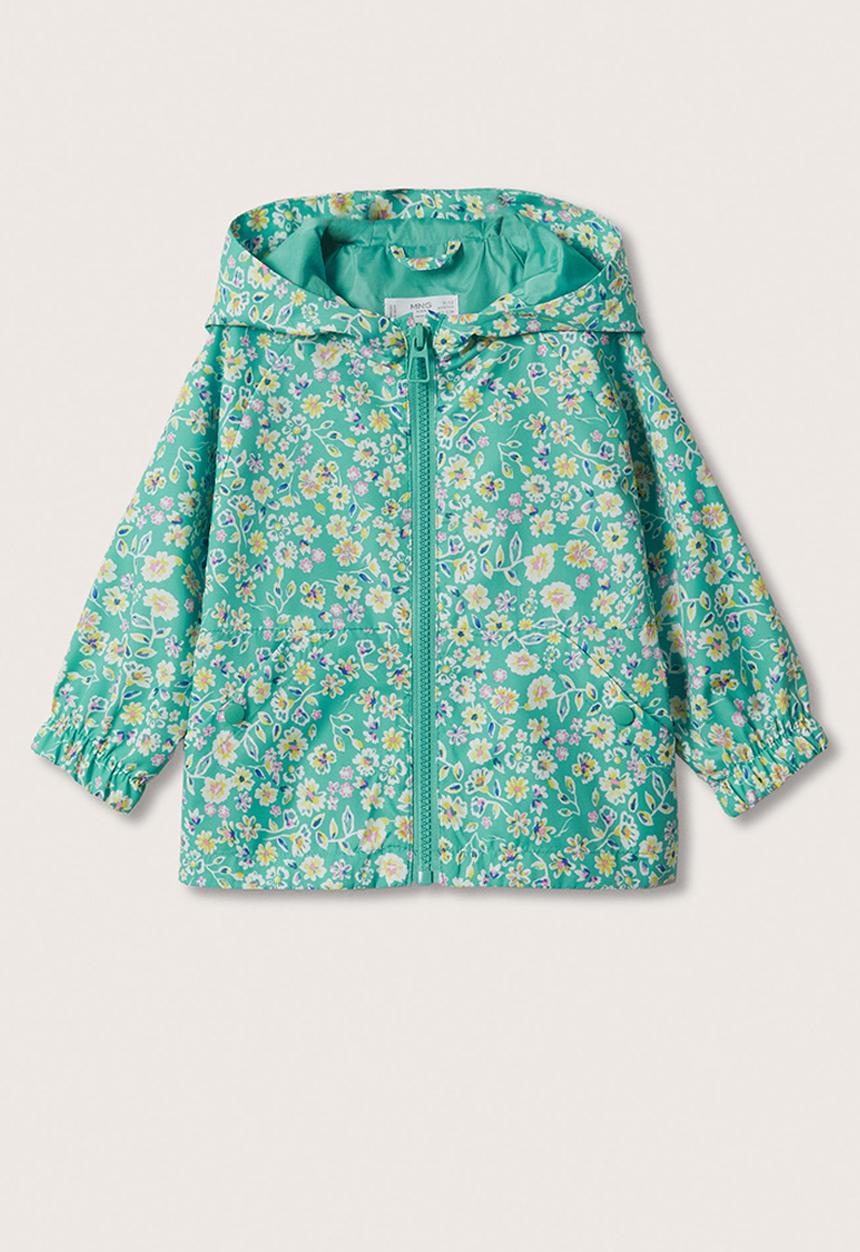 MANGO - Jacket rain - pastel green