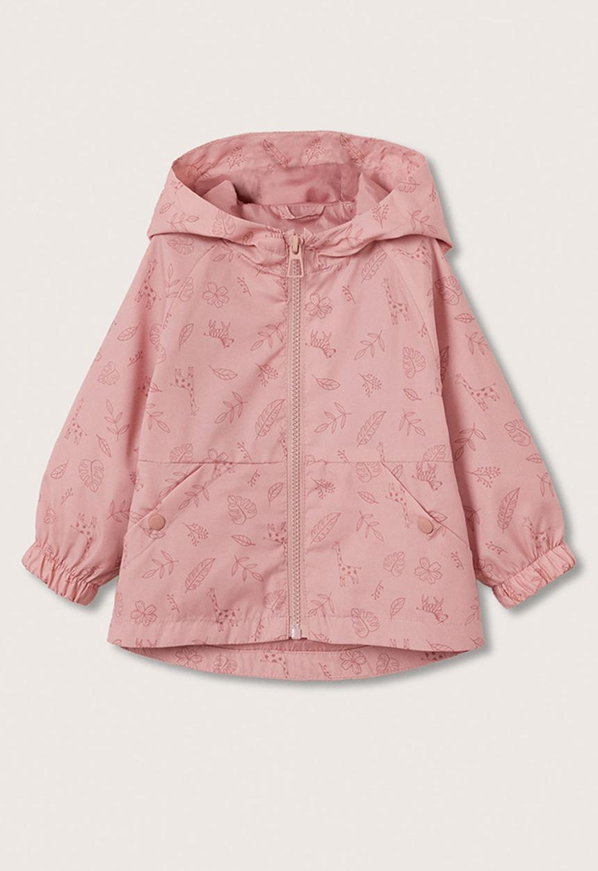 MANGO - Jacket rain - pink