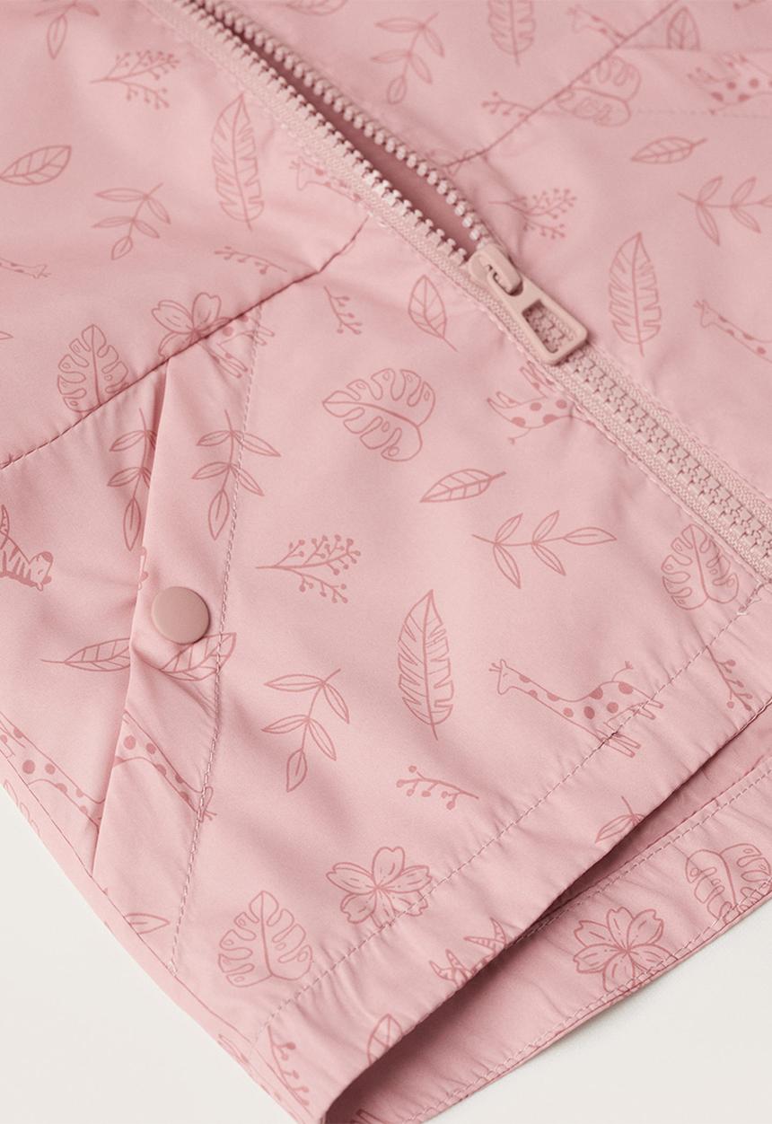 MANGO - Jacket rain - pink