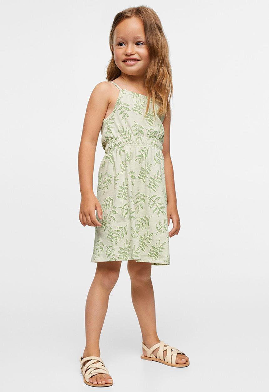 MANGO - Dress playa - green
