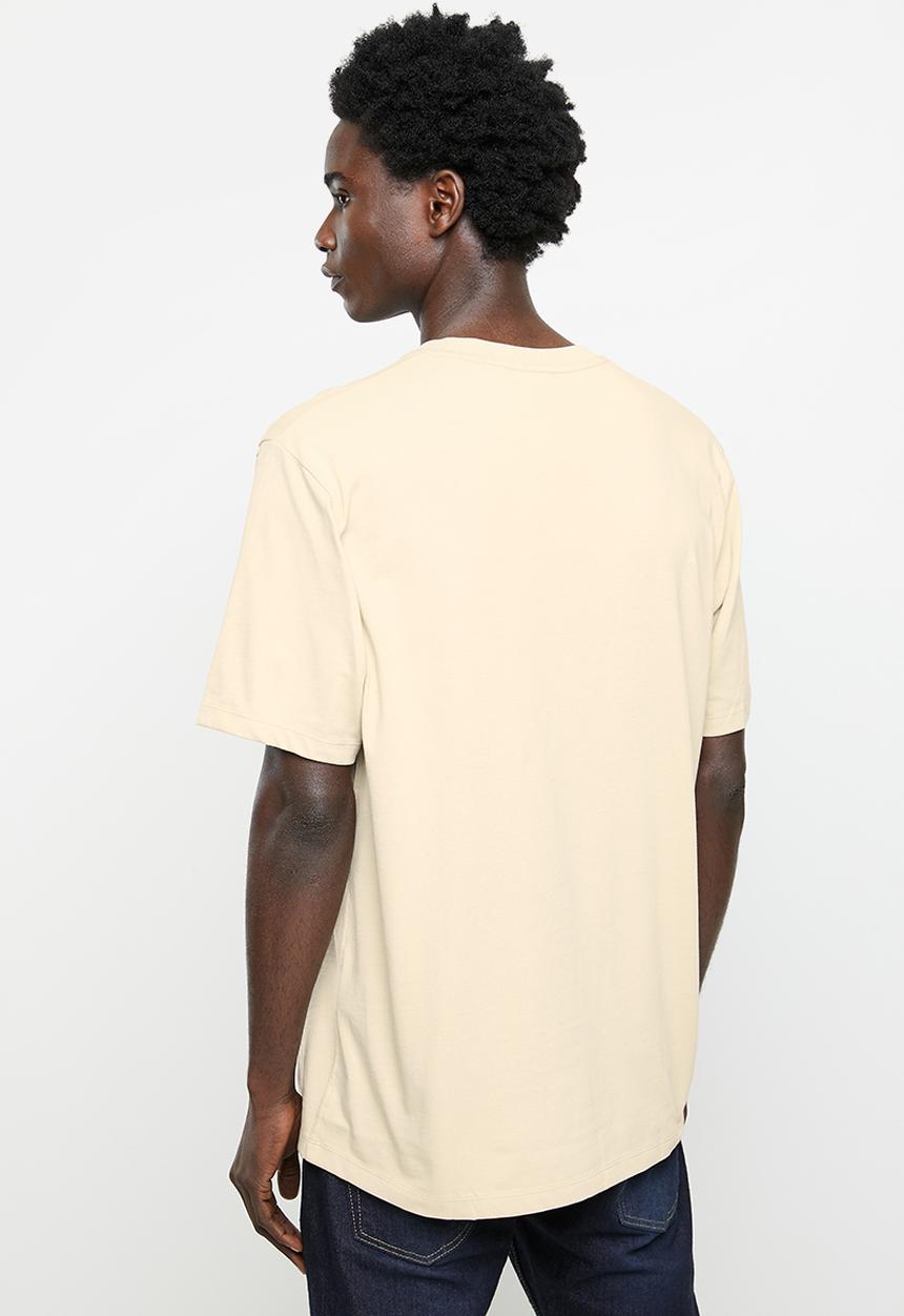 Superdry. - Code cl linear loose tee - feather grey