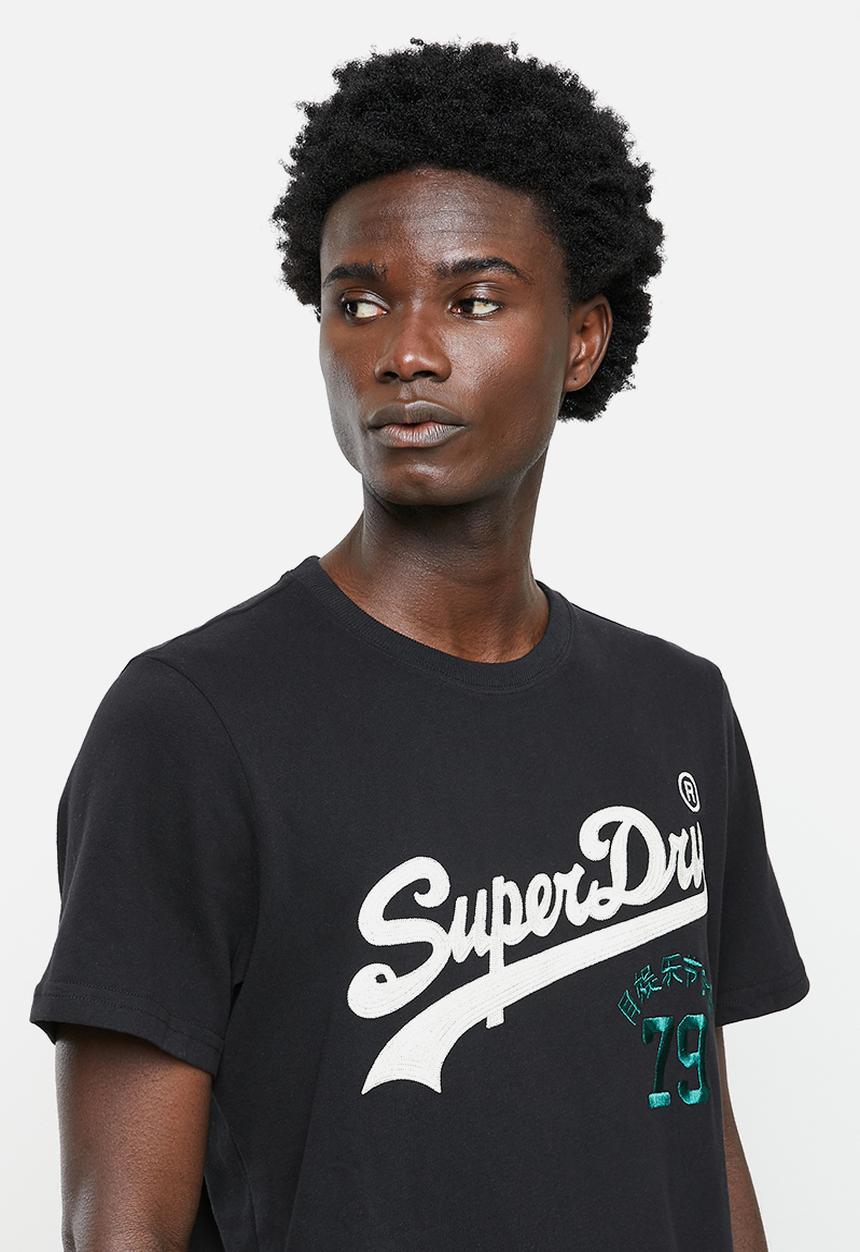 Superdry. - Vintage vl interest tee - black
