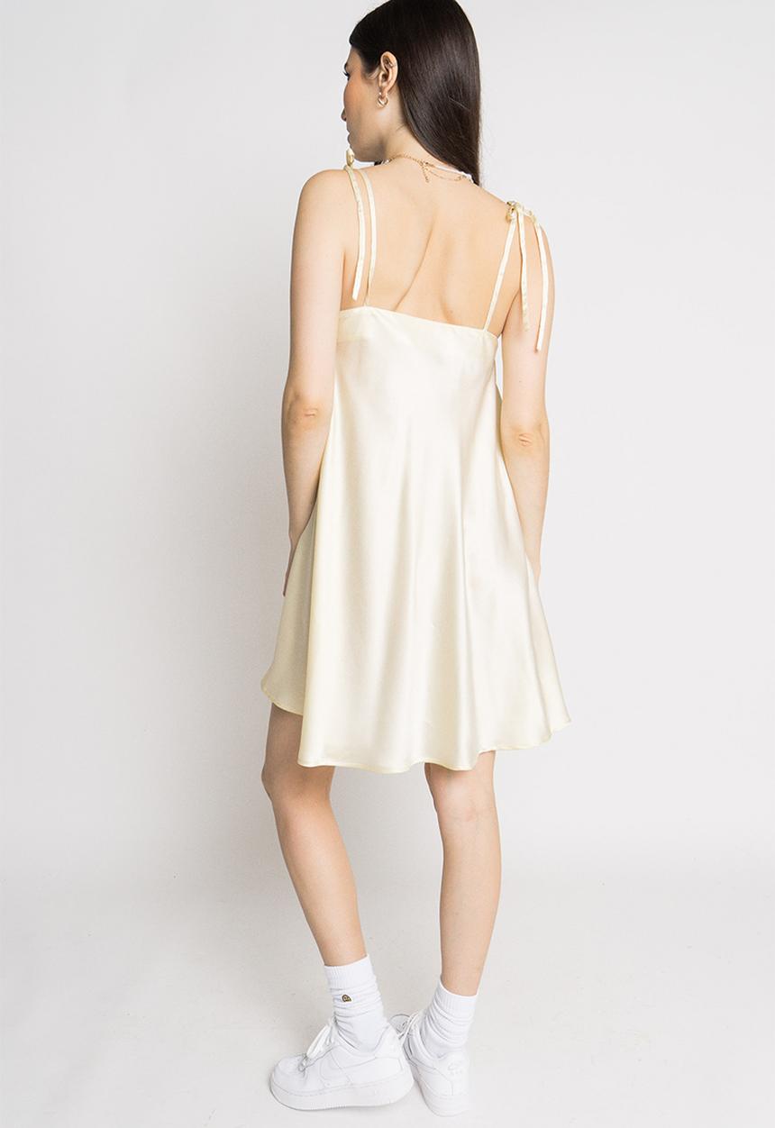 Daisy Street - Trapeze dress - light yellow