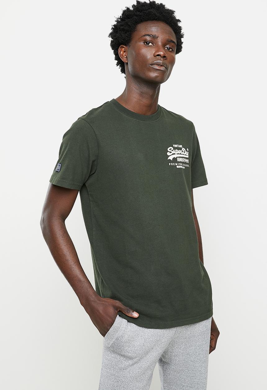 Superdry. - Vintage vl narrative tee - surplus goods olive