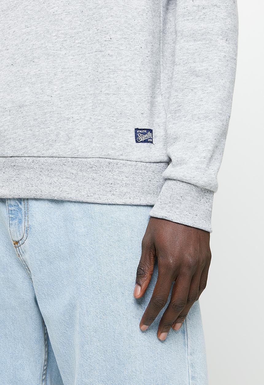 Superdry. - Vintage vl interest crew - athletic grey marl