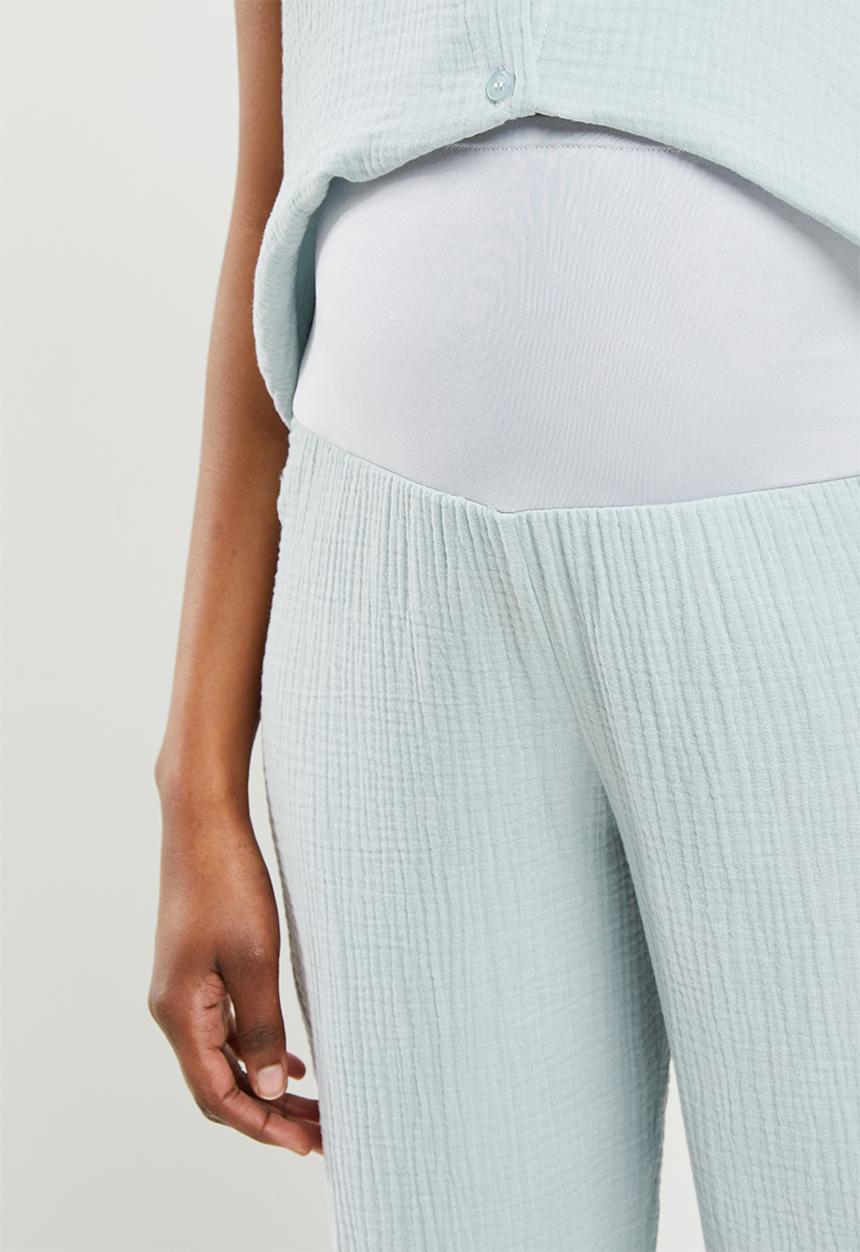 Superbalist - Maternity woven sleep set - light blue