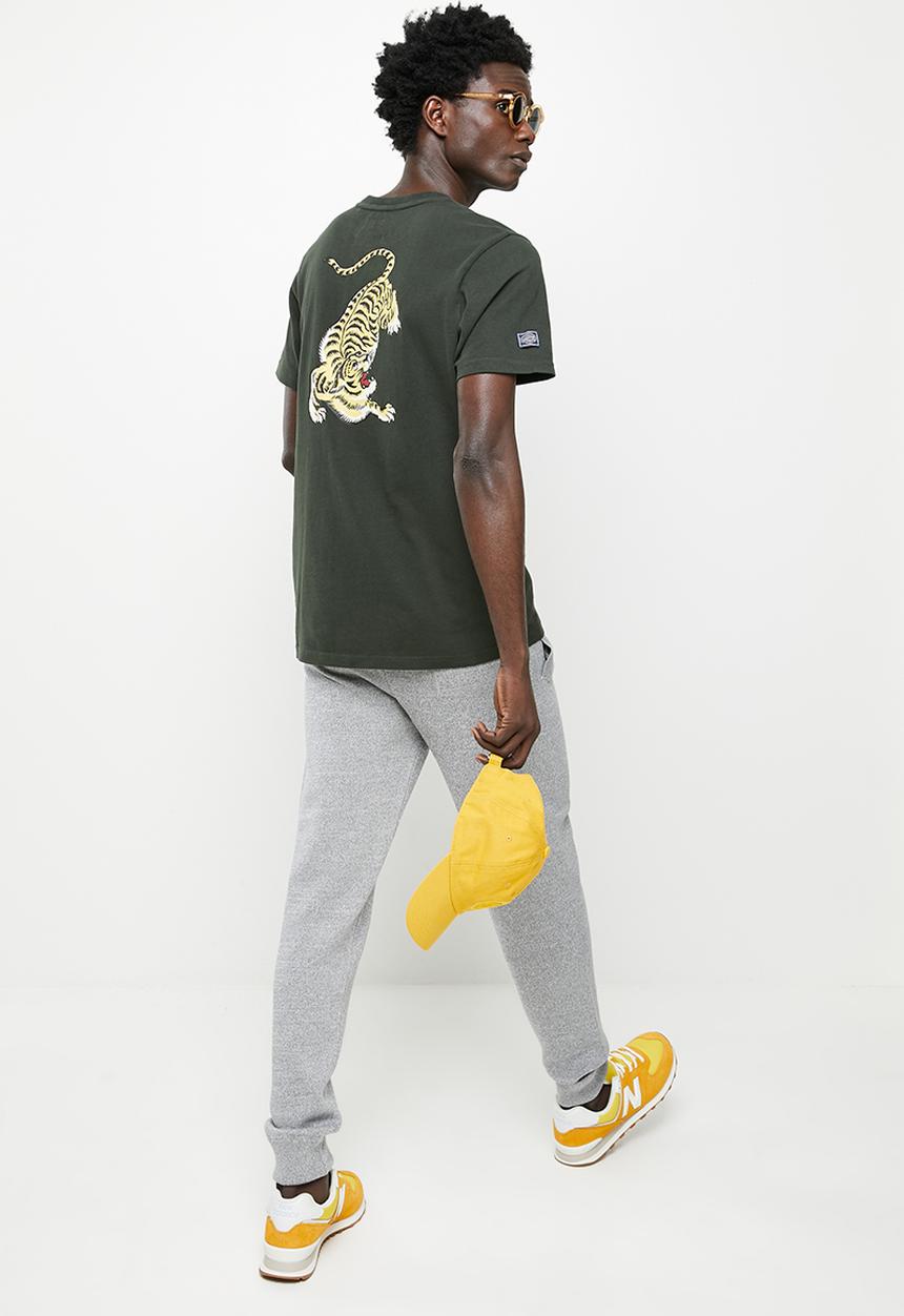 Superdry. - Studios essential cttn jogger - pale rock grit