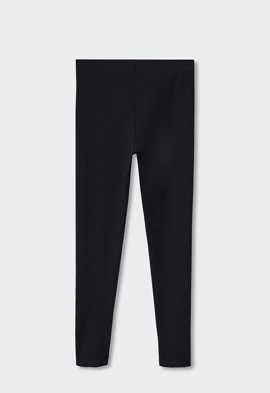 MANGO - Essential cotton leggings - black