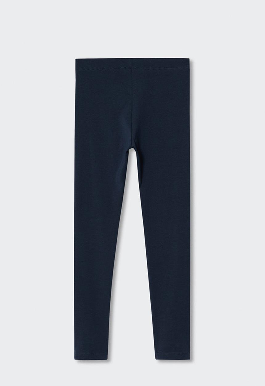MANGO - Essential cotton leggings - navy