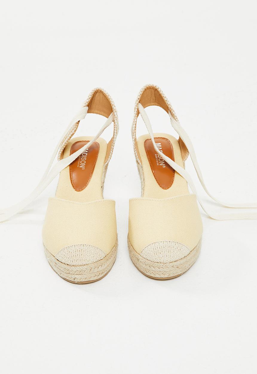 Madison® - Clover espadrille wedge heel - yellow