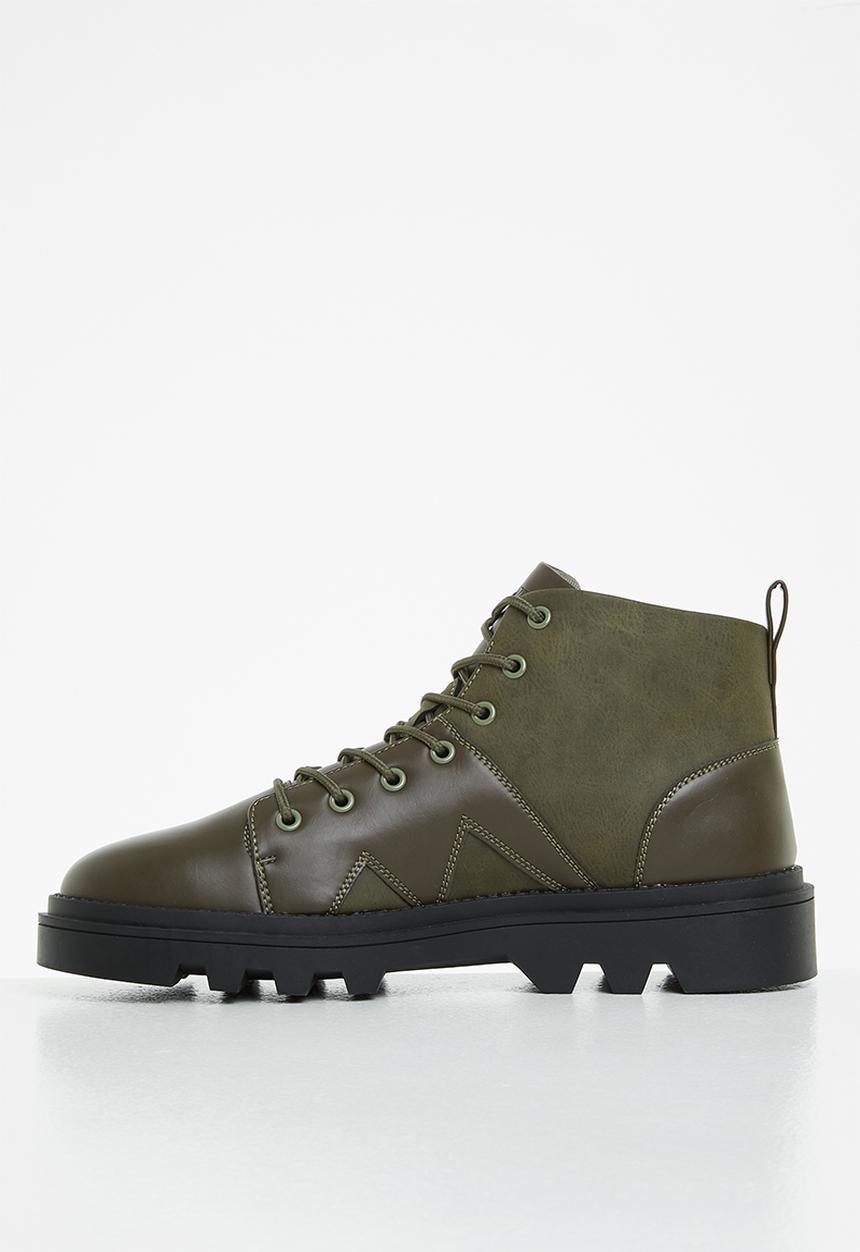 MAZERATA - Vinchey 5 nubuck wax - olive