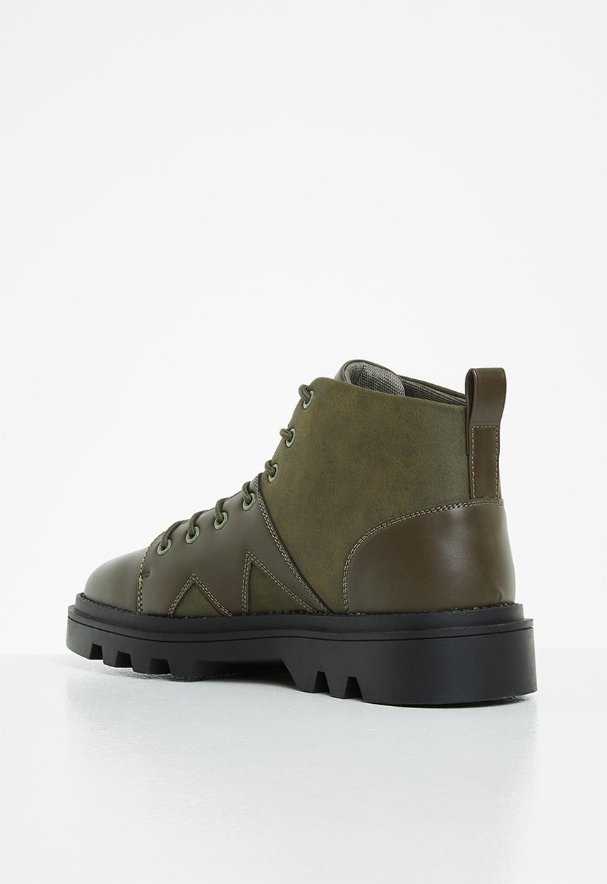 MAZERATA - Vinchey 5 nubuck wax - olive