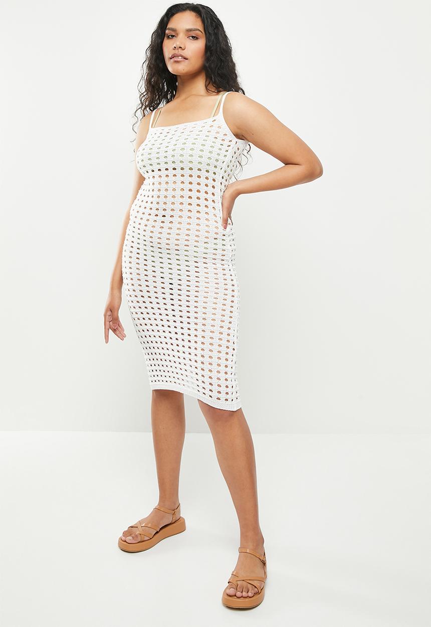 dailyfriday - Crossed back maxi cover up - white