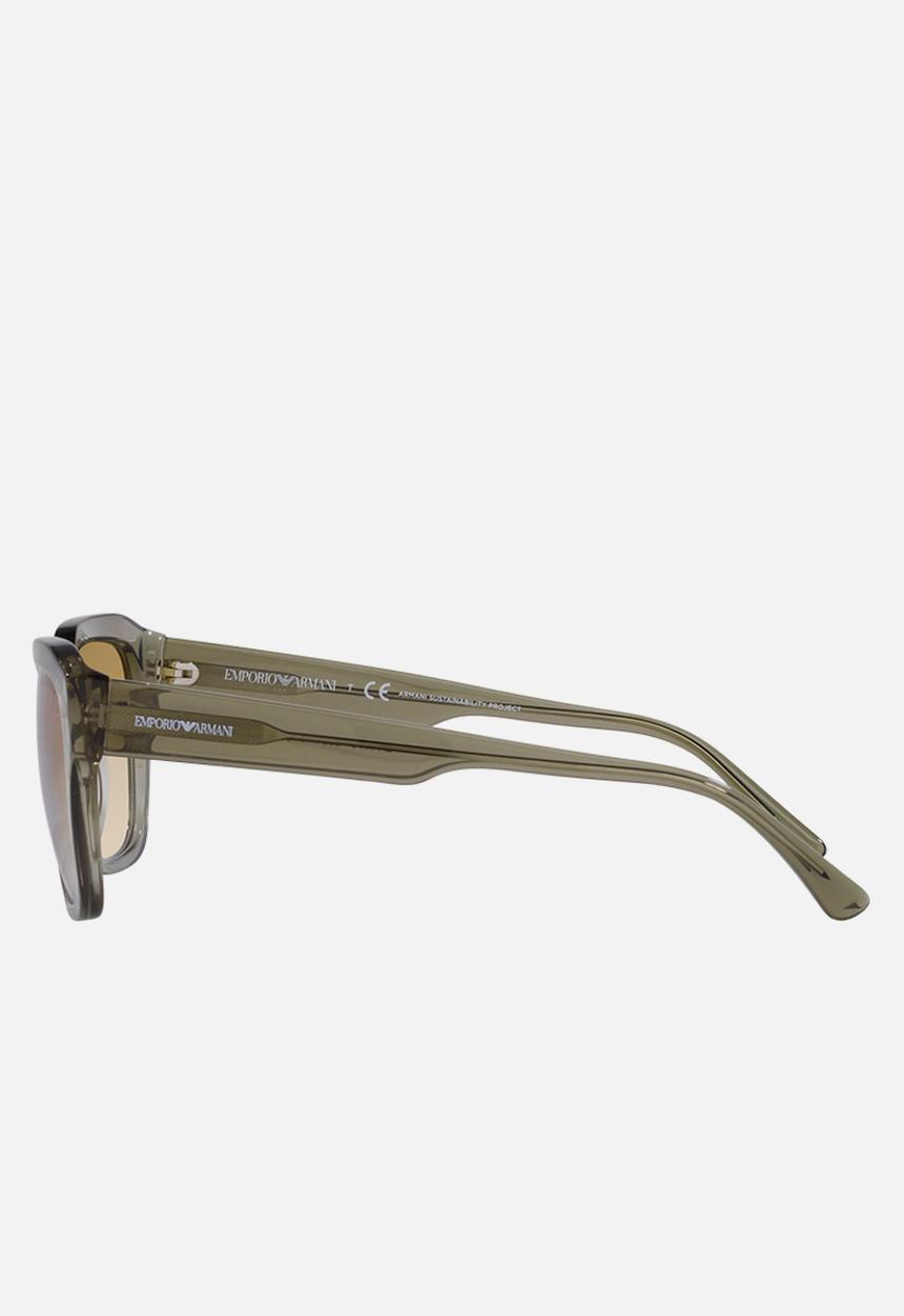 Emporio Armani - 0ea4175 588413 55mm - shiny transparent green