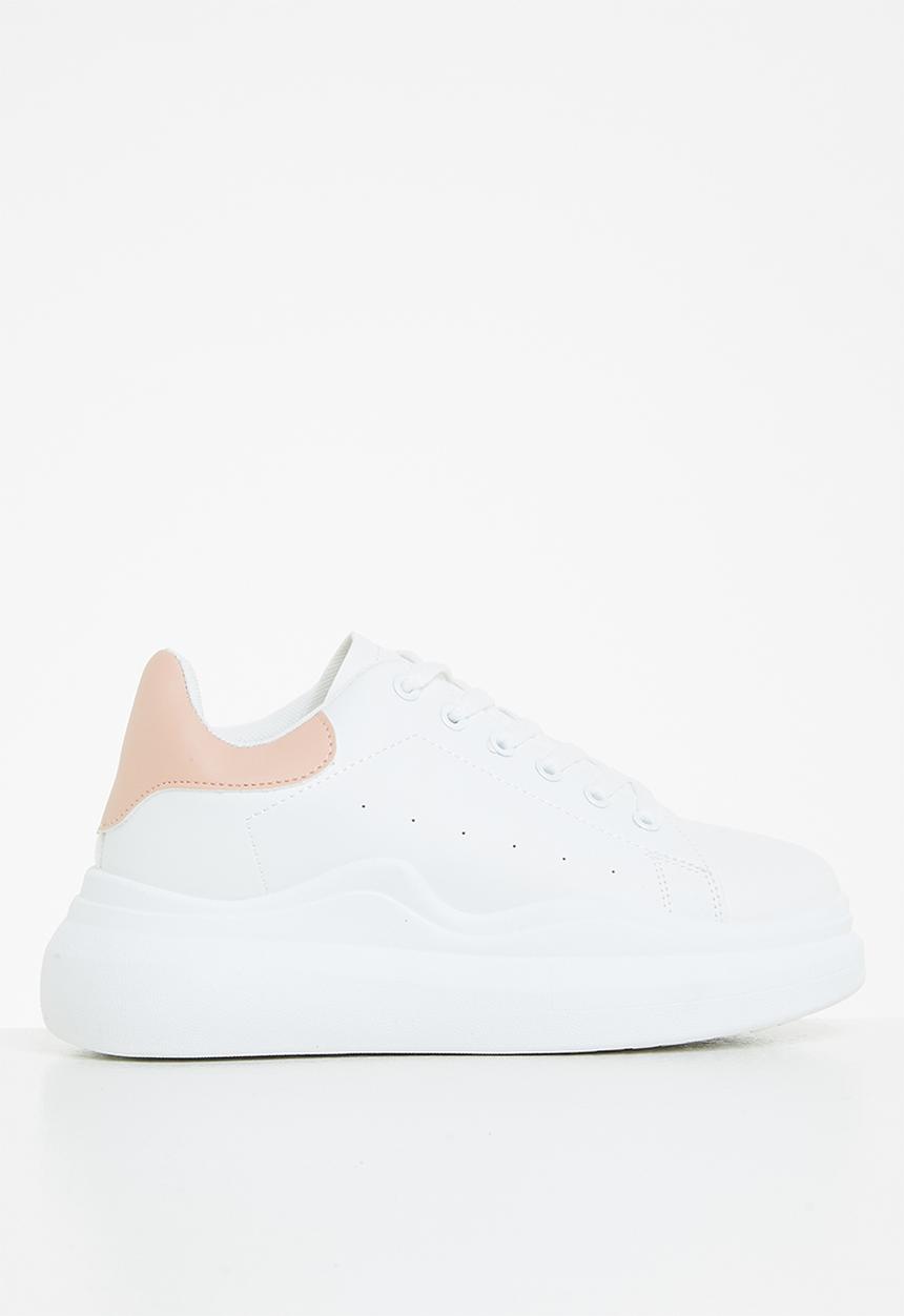 Madison® - Destiny flatform sneaker - white & pink