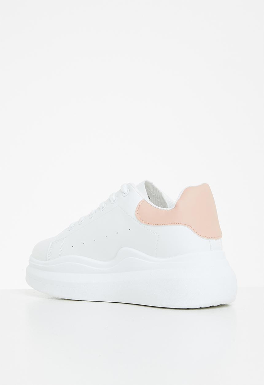 Madison® - Destiny flatform sneaker - white & pink