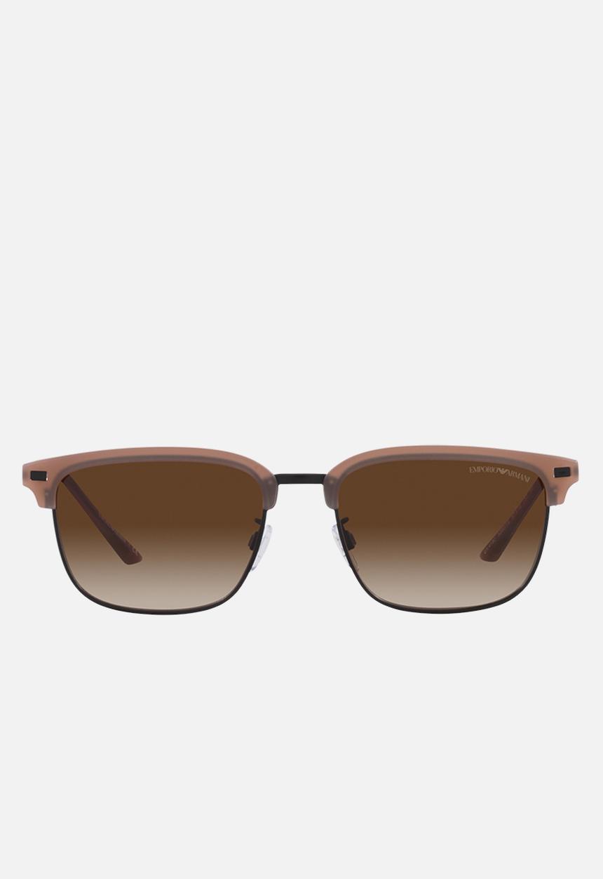 Emporio Armani - 0ea4180 526013 57mm - matte opaline brown & black