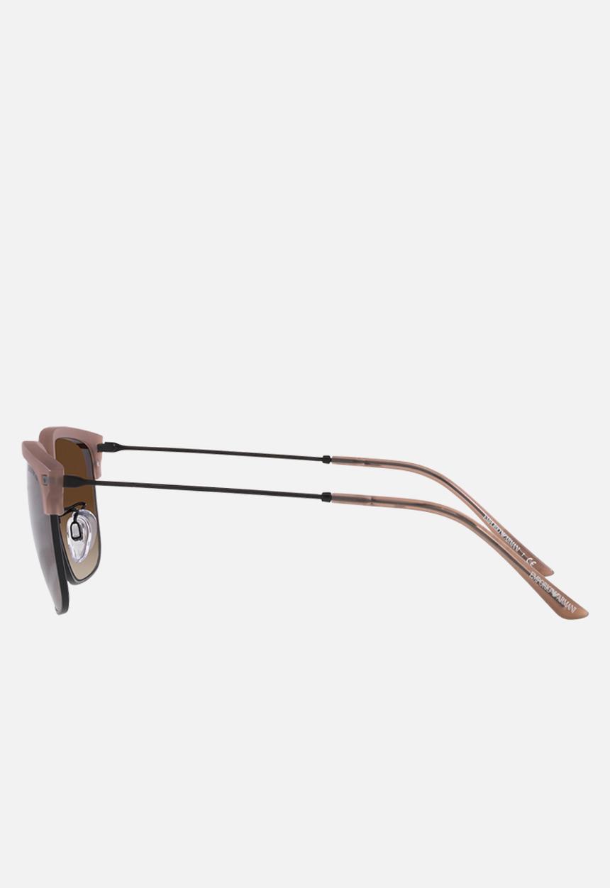 Emporio Armani - 0ea4180 526013 57mm - matte opaline brown & black