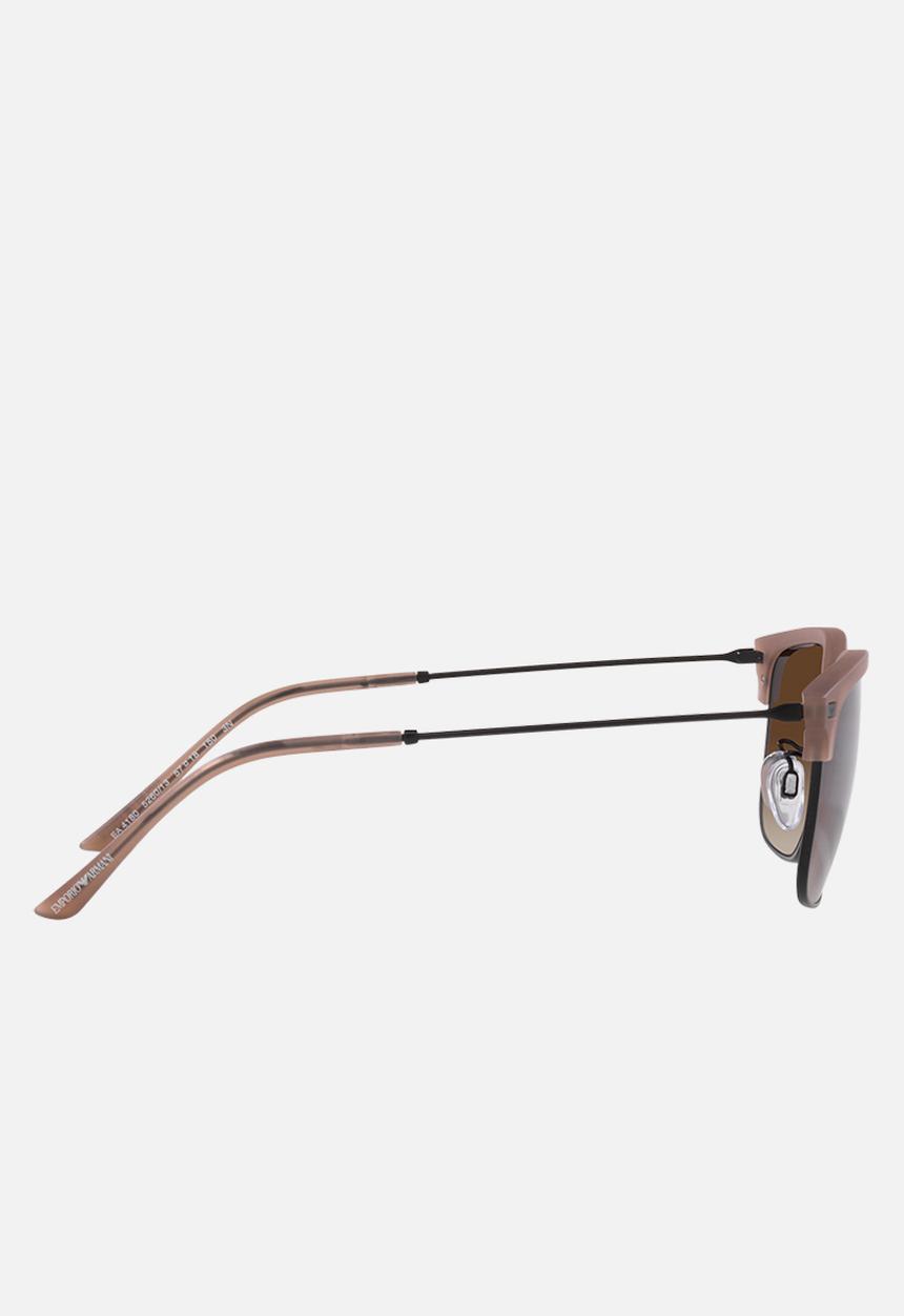 Emporio Armani - 0ea4180 526013 57mm - matte opaline brown & black