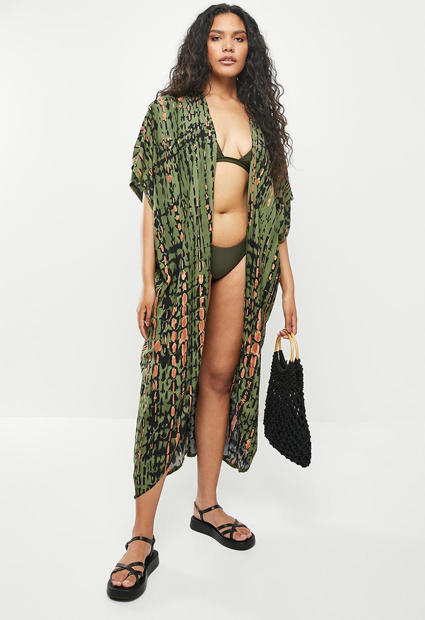 dailyfriday - Belted detail kaftan - multi 