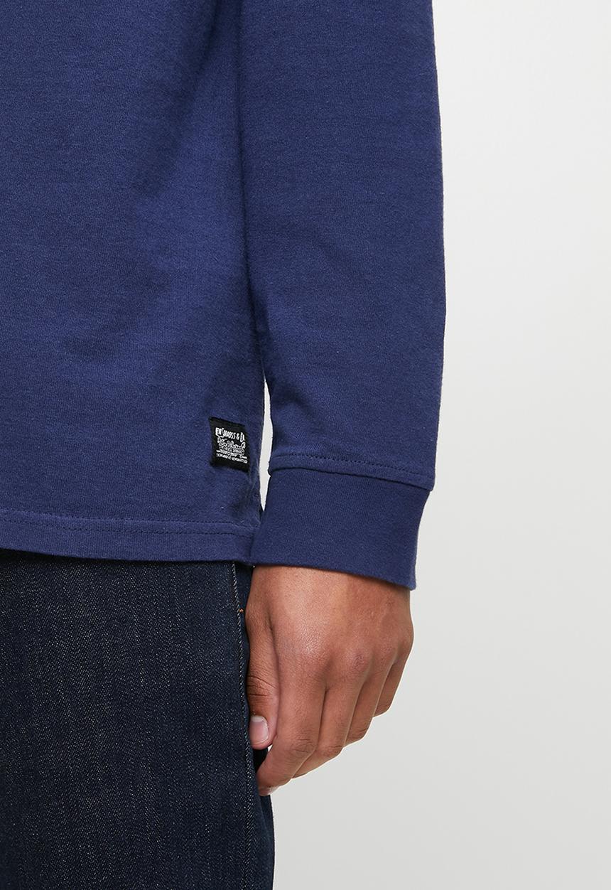 Levi’s® - Classic long sleeve rugby - red & navy 