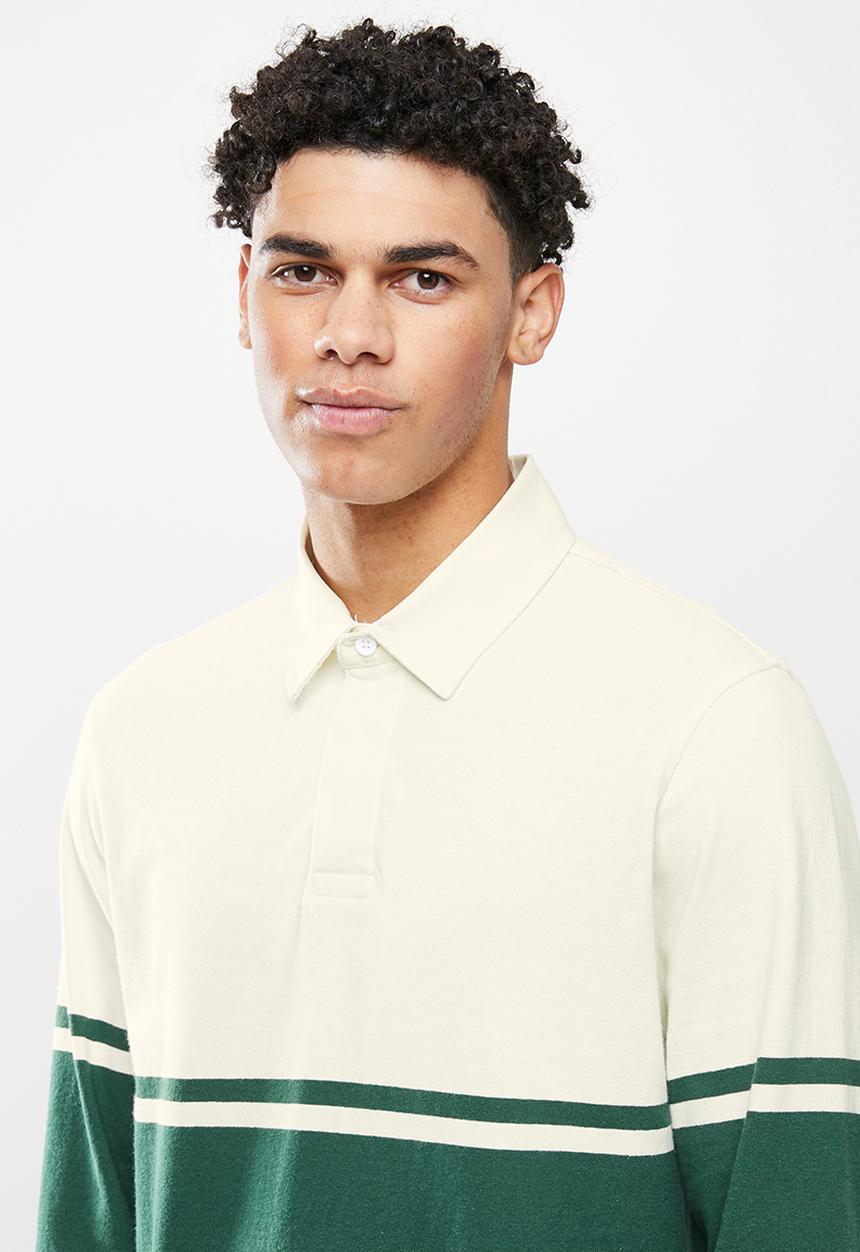 Levi’s® - Classic long sleeve rugby - neutral & green 