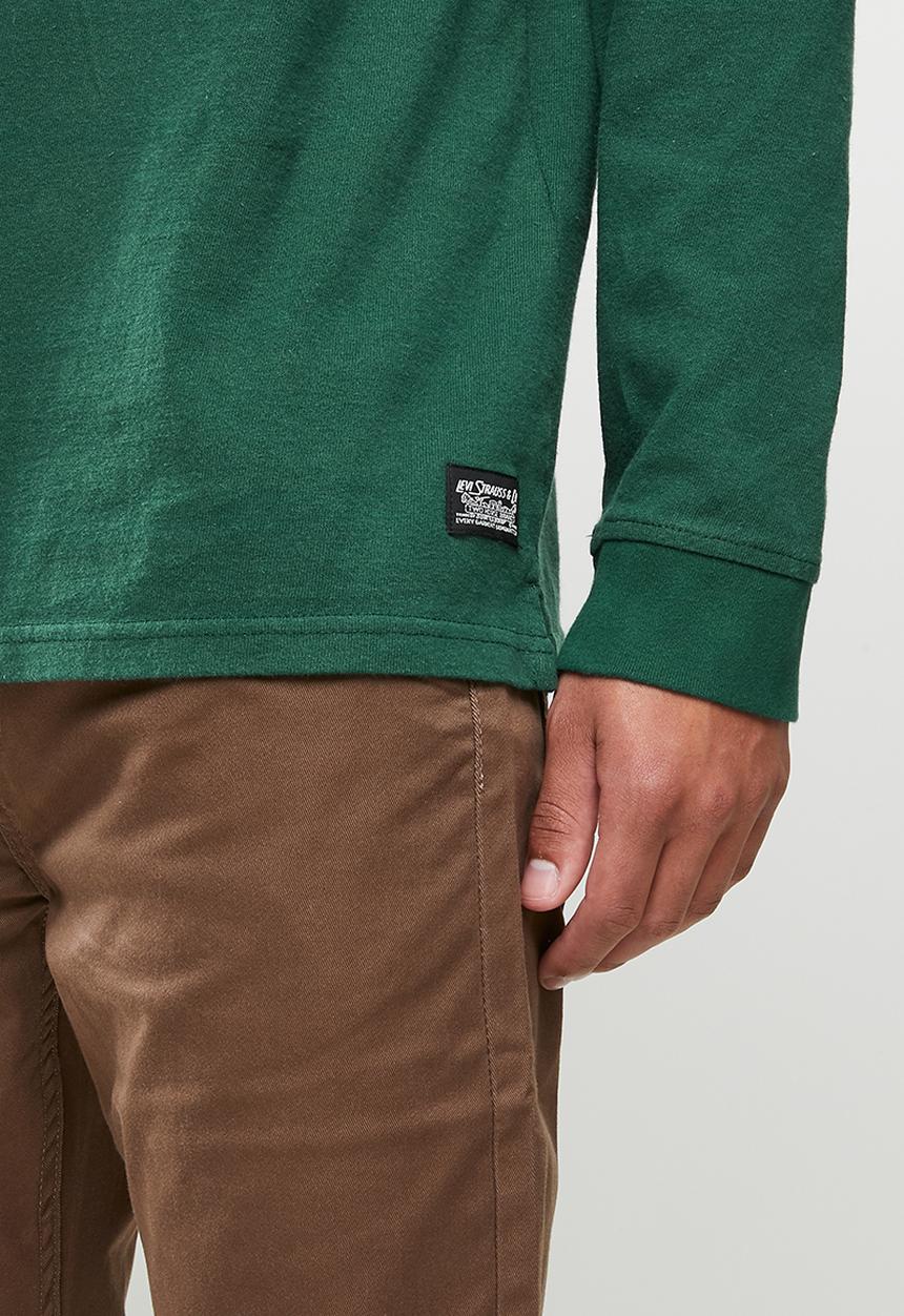 Levi’s® - Classic long sleeve rugby - neutral & green 