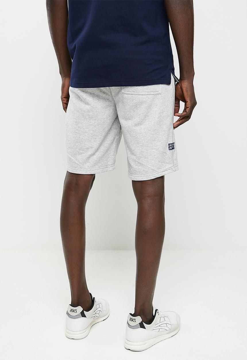 Aca Joe - Aca joe terry fleece hq side print  short - grey melange