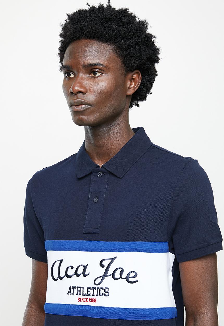 Aca Joe - Aca joe chest panel golfer - navy