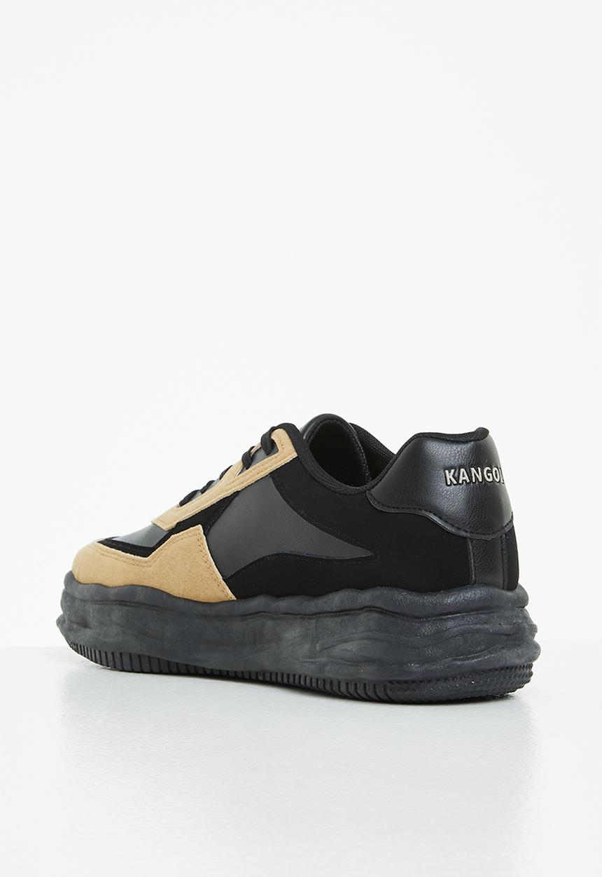 KANGOL - Kangol sneaker  - black & beige
