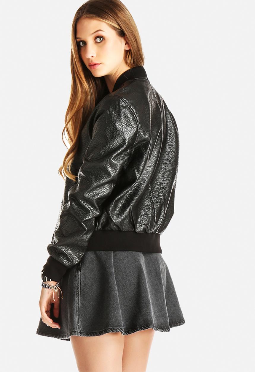 Vero Moda - Vote Black PU Jacket