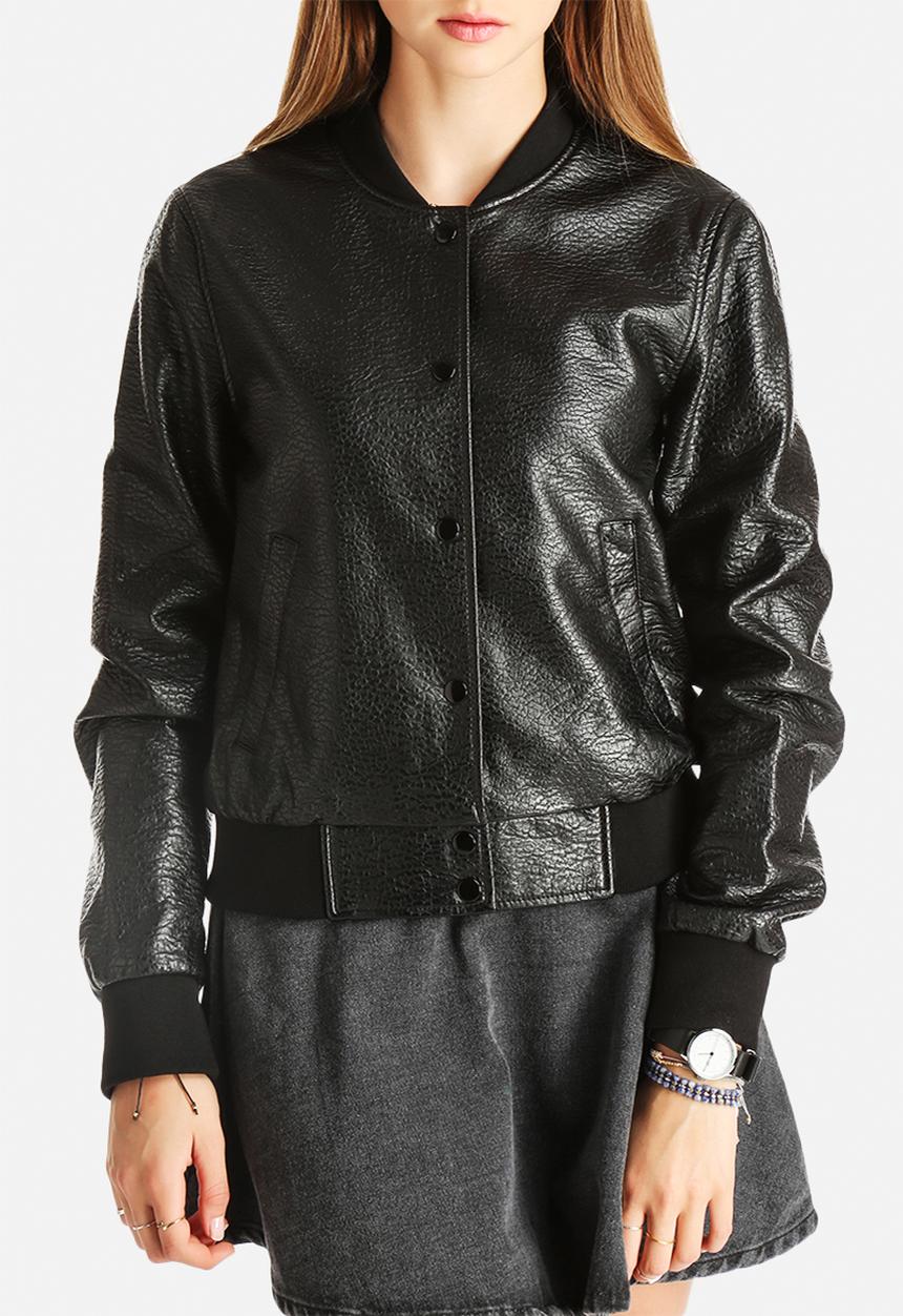 Vero Moda - Vote Black PU Jacket