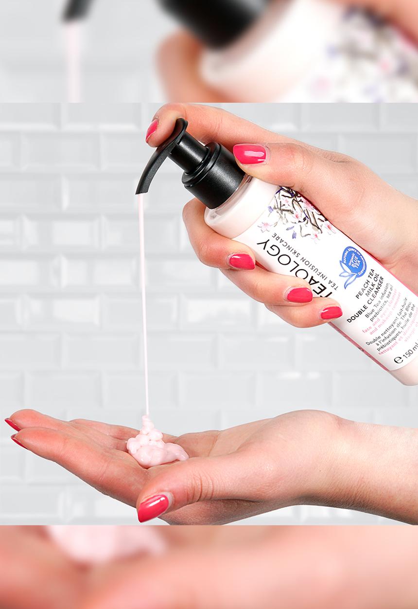 TEAOLOGY - Peach Tea Milk-to-Oil Double Cleanser