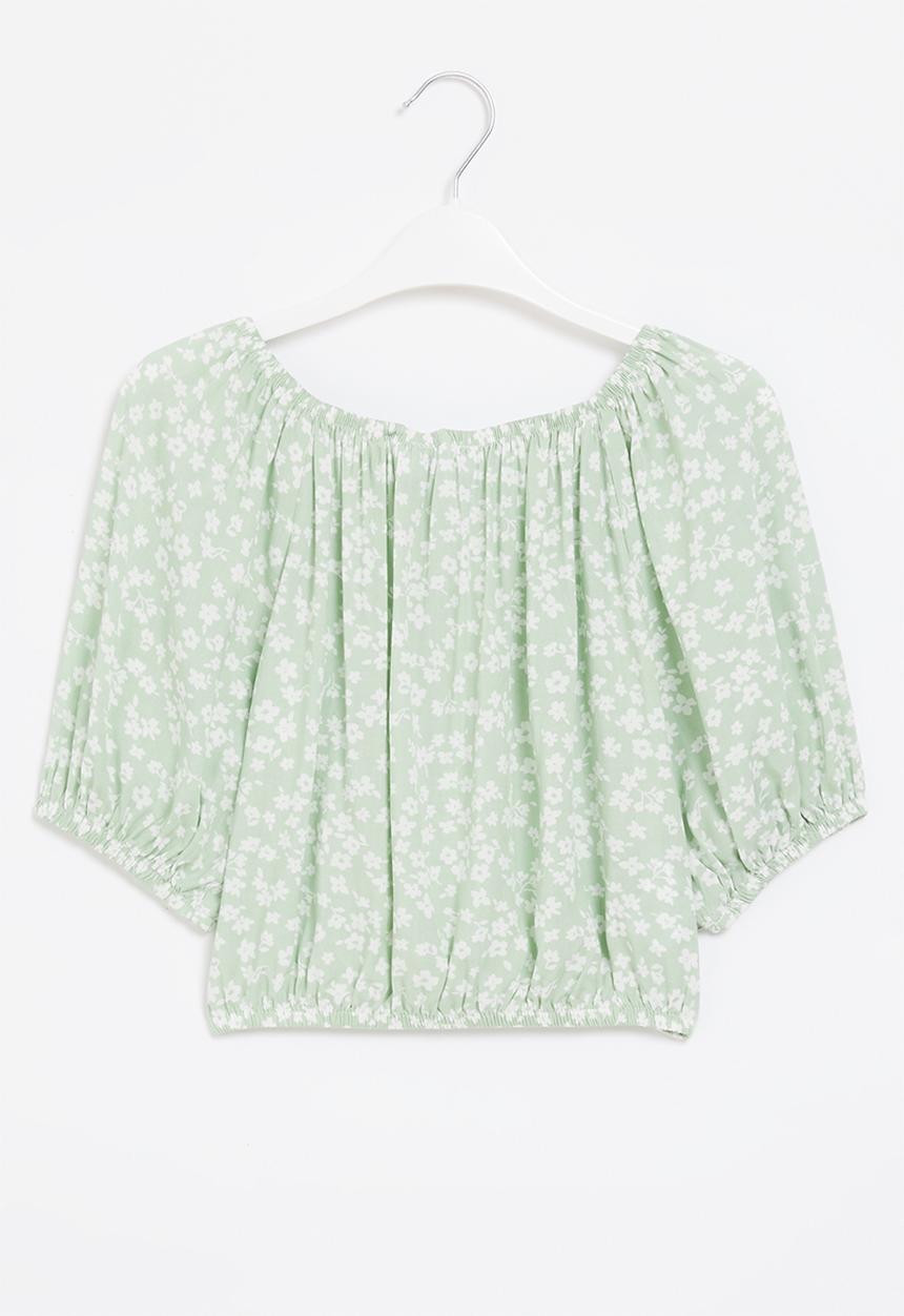 Superbalist - Cropped ditsy blouse - floral
