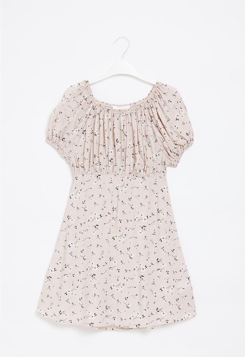 Superbalist - Puff sleeve dress - blush