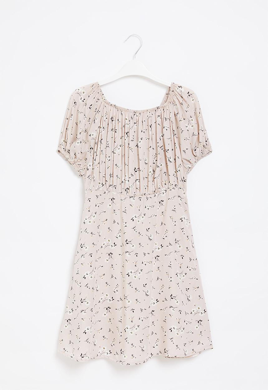 Superbalist - Puff sleeve dress - blush