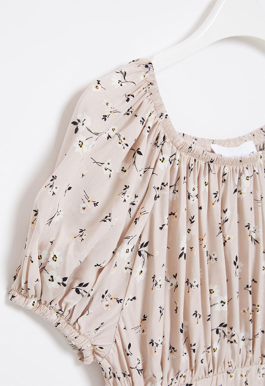 Superbalist - Puff sleeve dress - blush