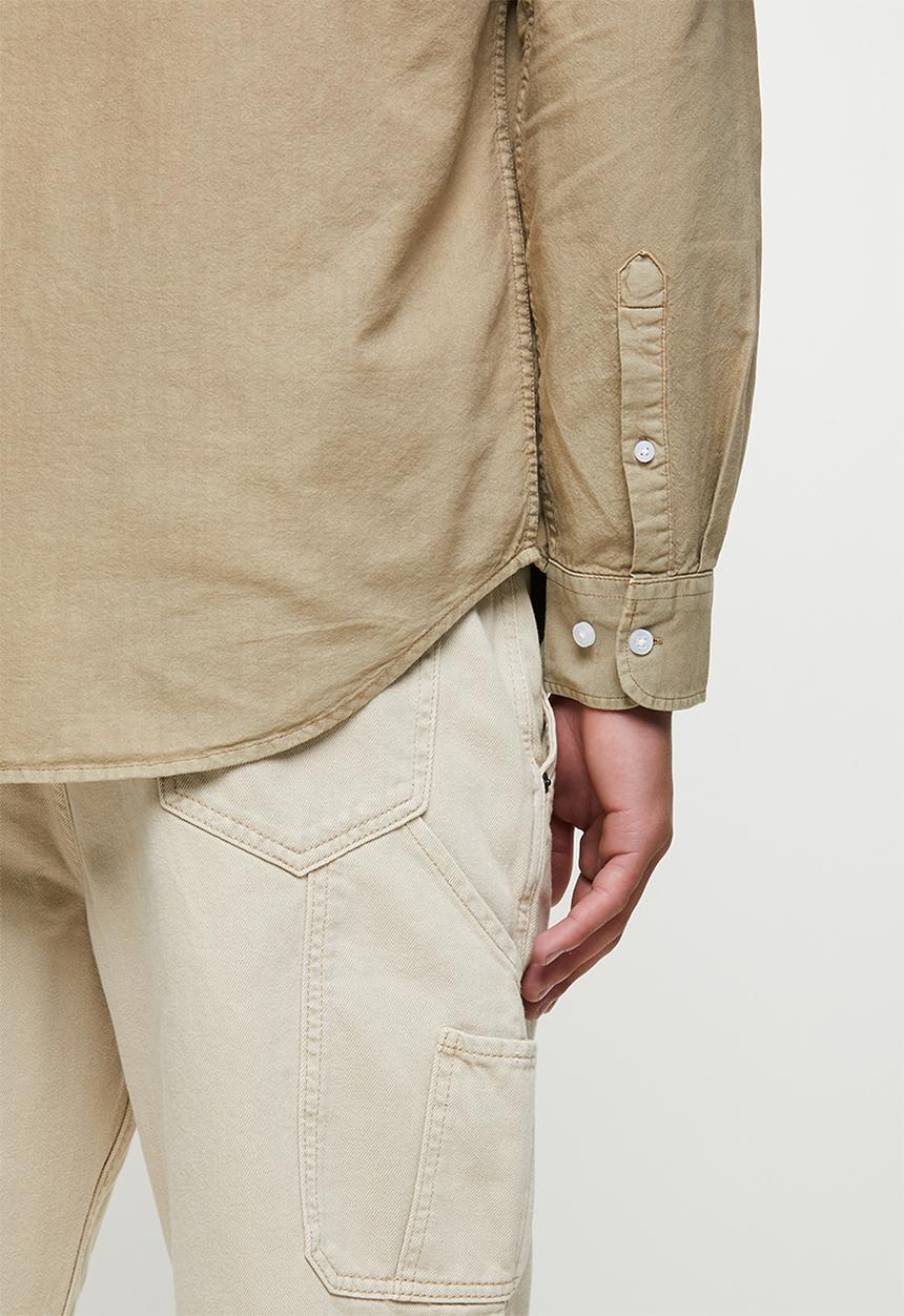Cotton On - Mayfair long sleeve shirt - vintage dust