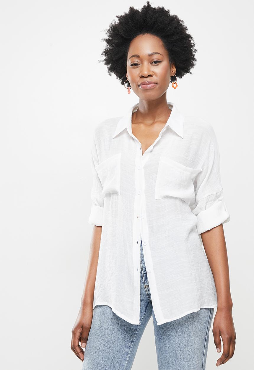 dailyfriday - Boyfriend shirt - white