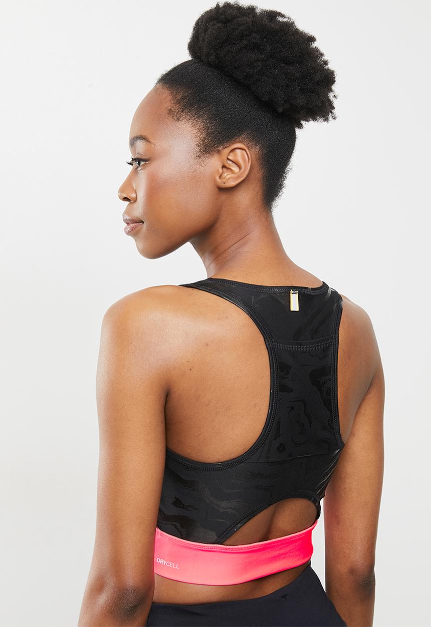 PUMA - Run ultraform aop crop tank w - puma black & sunset glow