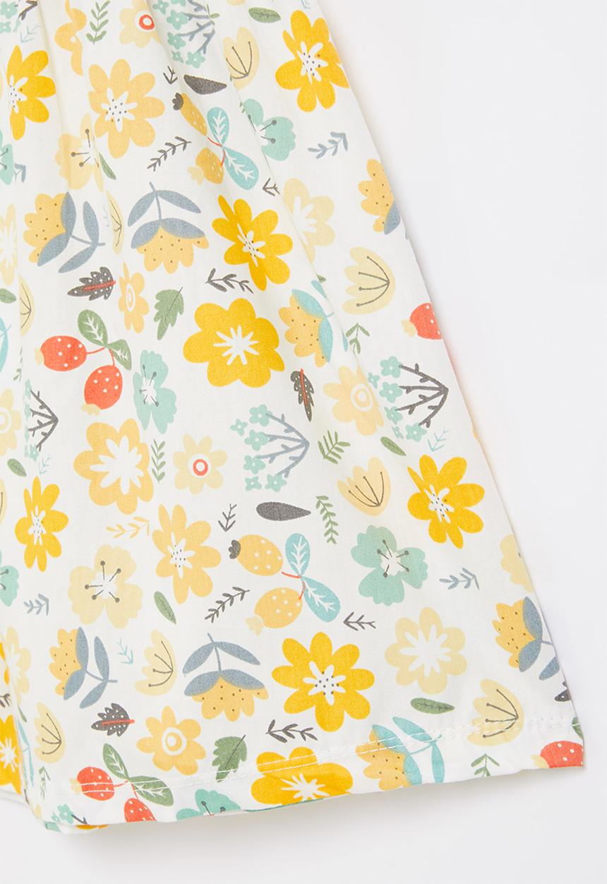 Pop Candy - Girls printed dress - yellow
