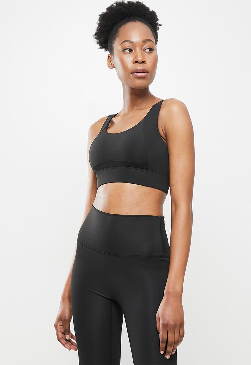 dailyfriday - Support sports bra - black