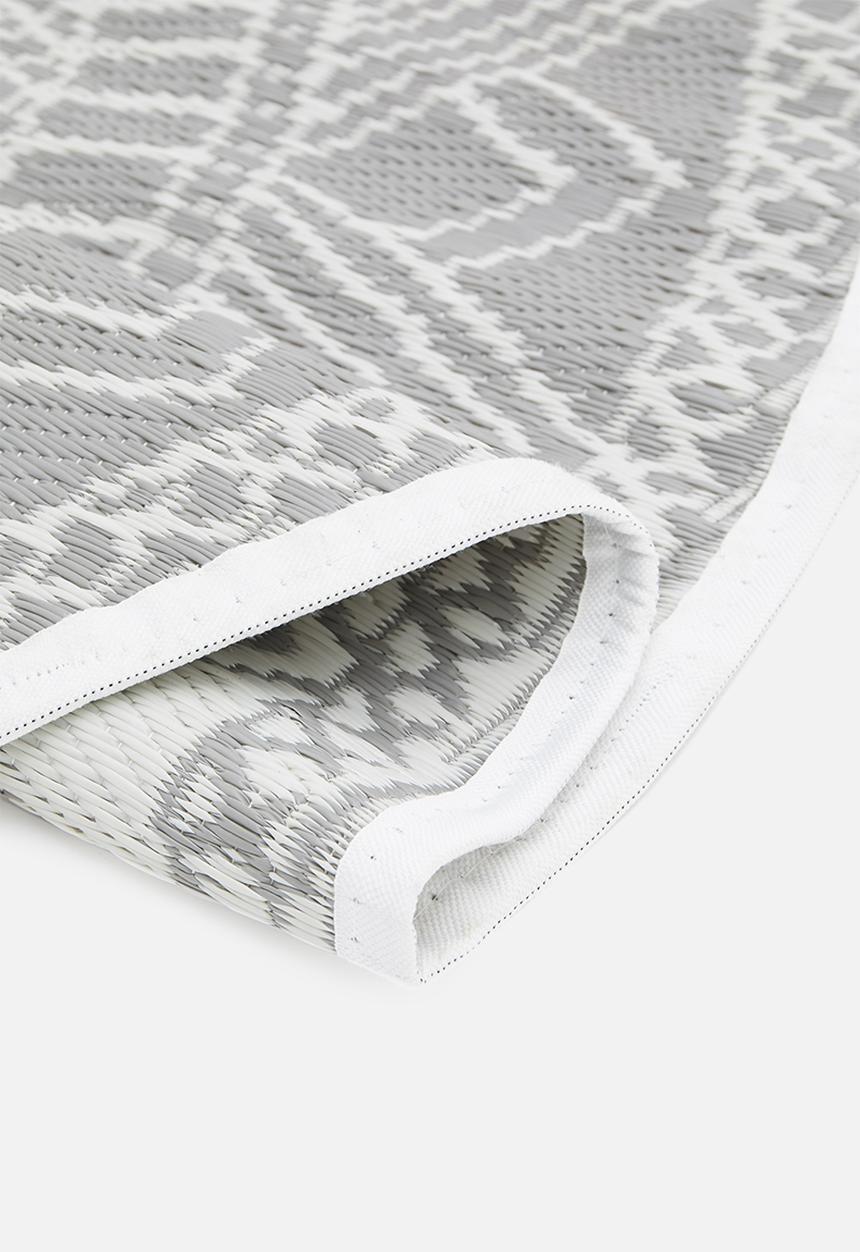 H&S - Lattice outdoor rug - grey