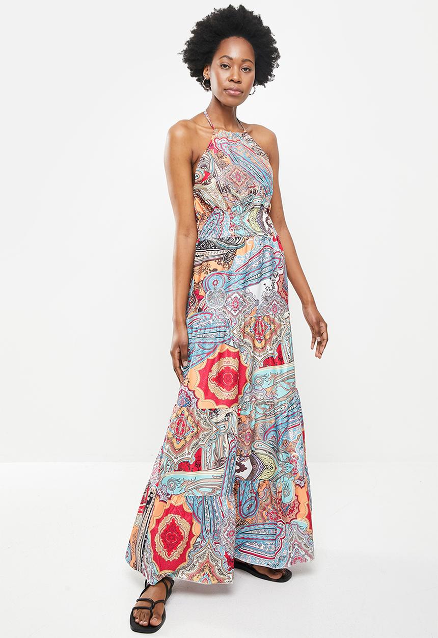 dailyfriday - Halter neck maxi dress - bohemian