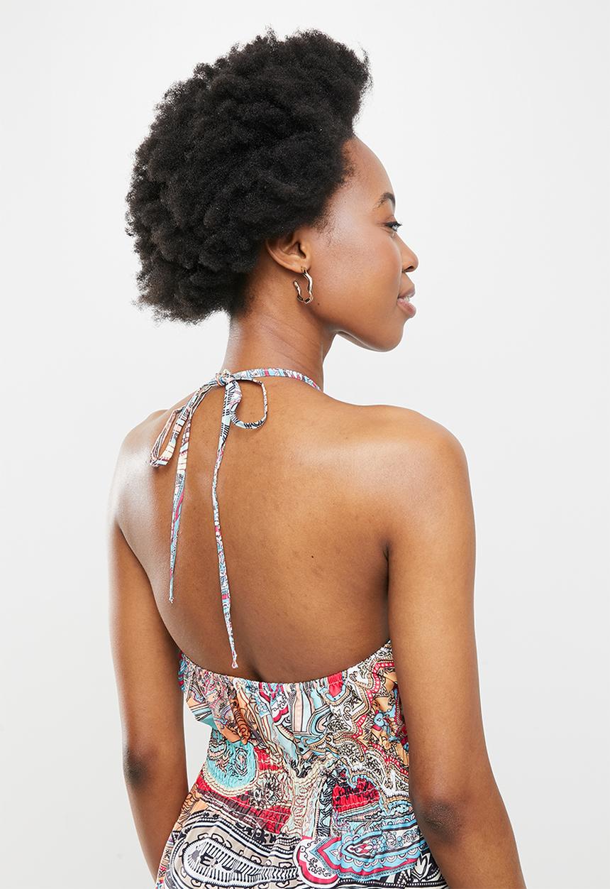dailyfriday - Halter neck maxi dress - bohemian
