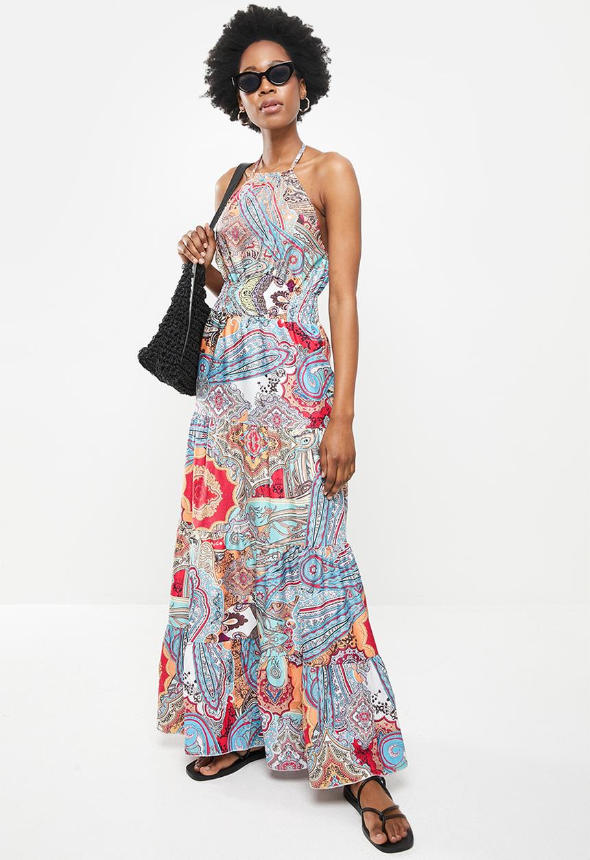 dailyfriday - Halter neck maxi dress - bohemian