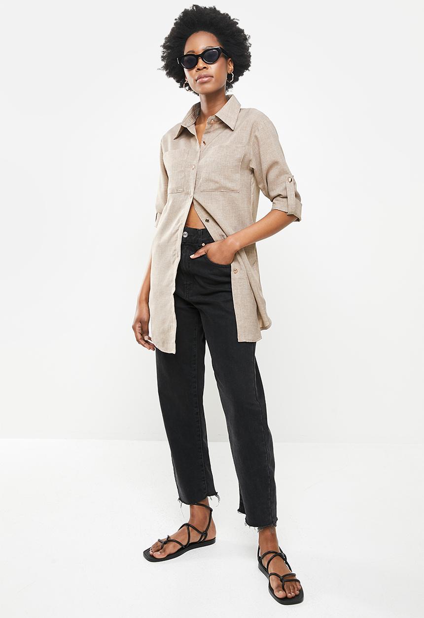 dailyfriday - Shirt dress - tan